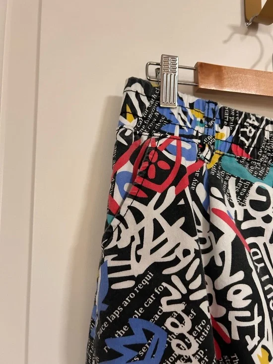 ✨💙 90s Vintage Bold Streetwear Graphic Cargo Pants 💫♥️ - Picture 3 of 13